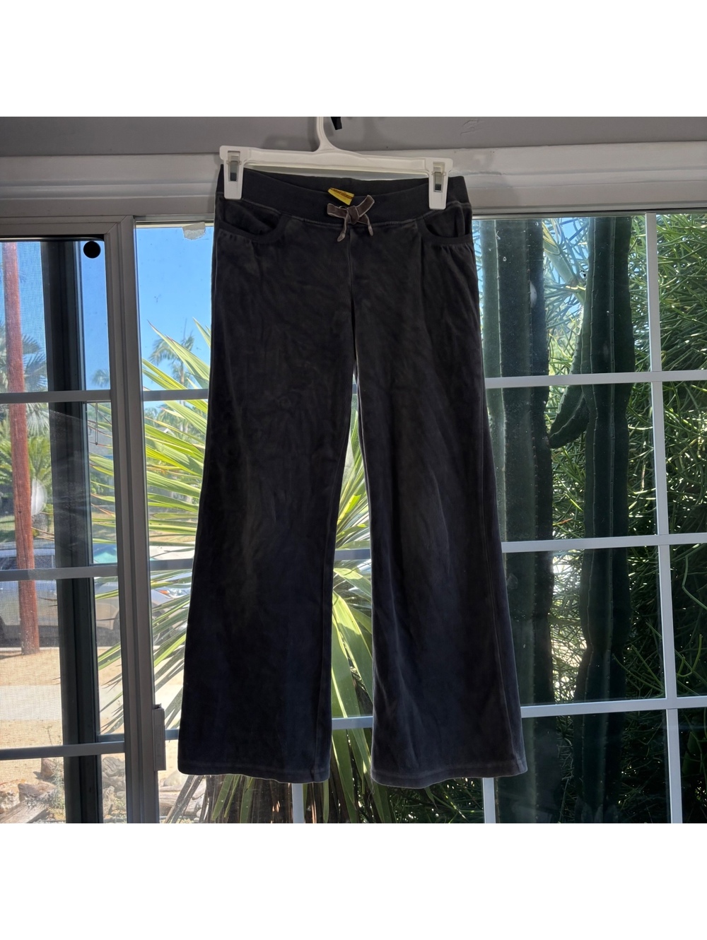 Sideout gray velour pants